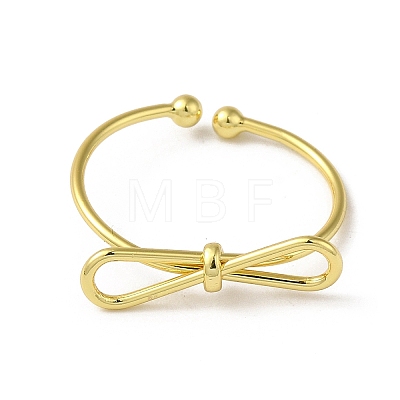 Brass Cuff Rings for Women RJEW-D026-04G-1