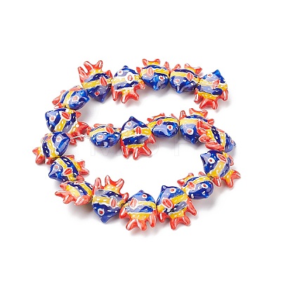 Handmade Porcelain Beads X1-PORC-G002-54D-1