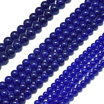 Natural Malaysia Jade Beads Strands G-L645-C01-4mm-18-1