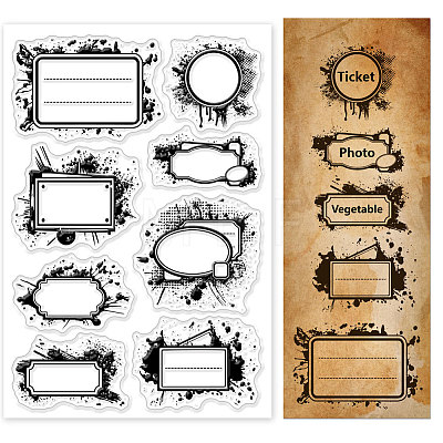 Custom Summer Theme PVC Plastic Clear Stamps DIY-WH0631-0060-1