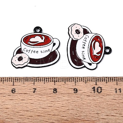 Baking Paint Alloy Enamel Pendants PALLOY-T093-20-1