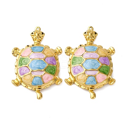 304 Stainless Steel Enamel Big Pendants STAS-L299-24G-03-1