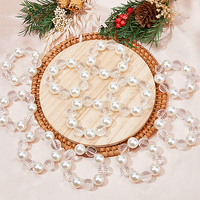 Acrylic Beaeded Napkin Rings AJEW-FH00003-1