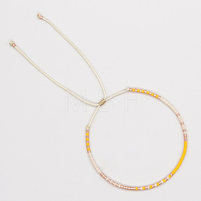 Adjustable Plastic Beaded Slider Bracelets YS6543-14-1
