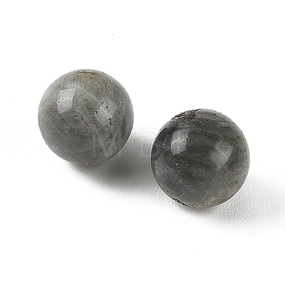 Natural Labradorite Sphere Beads GG-D003-A13-1