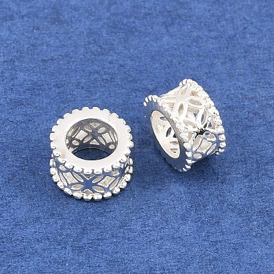 Brass European Beads KK-A292-03A-S-1