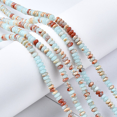 Synthetic Aqua Terra Jasper Beads Strands G-S366-102A-1