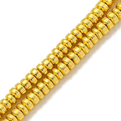 Electroplated Synthetic Non-Magnetic Hematite Beads Strands G-I360-E01-01-1