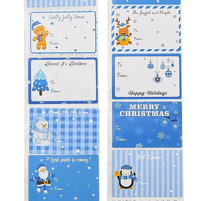 Christmas Theme Cartoon Paper Stickers STIC-P013-07B-1