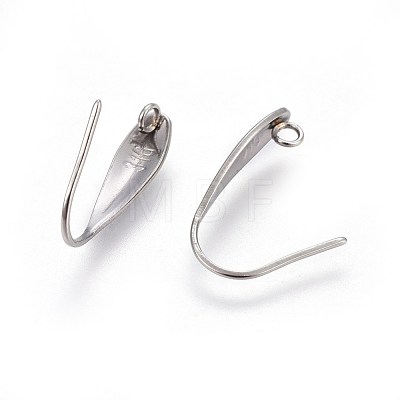 304 Stainless Steel Earring Hooks STAS-I100-41G-1