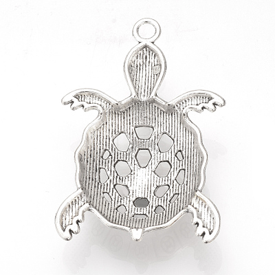 Tibetan Style Alloy Pendants X-TIBE-S311-16AS-LF-1