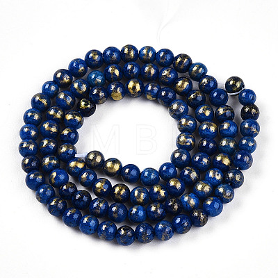 Natural Mashan Jade Beads Strands G-A255-A01-04L-1