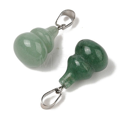 Natural Green Aventurine Pendants G-B127-03P-12-1