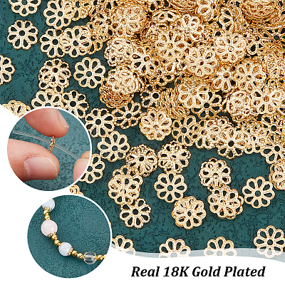 200Pcs 316 Stainless Steel Bead Caps STAS-UN0059-30-1
