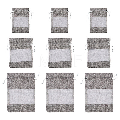 9Pcs 3 Styles Cotton Packing Pouches OP-TA0001-18D-1