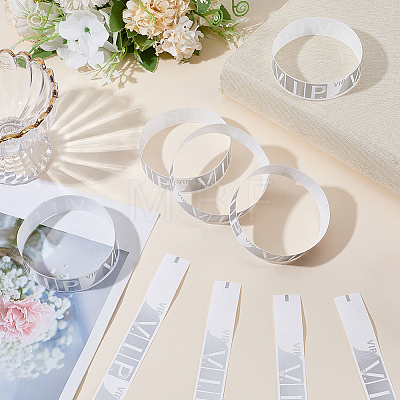 200Pcs VIP PP Plastic Waterproof Bracelets BJEW-SP0001-33A-1