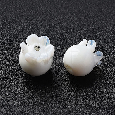 Handmade Bumpy Lampwork Beads X-LAMP-T017-16B-1