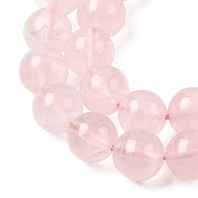 Natural Madagascar Rose Quartz Beads Strands G-B167-A03-10mm-1