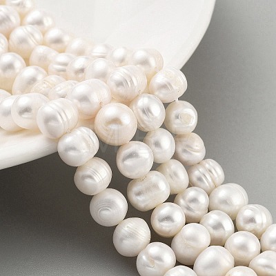 Natural Cultured Freshwater Pearl Beads Strands PEAR-C003-15F-1