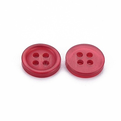4-Hole Resin Buttons BUTT-N018-046-1
