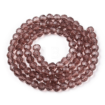 Glass Beads Strands EGLA-J042-4mm-06-1