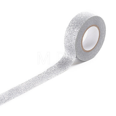 Glitter Foil Masking Tapes DIY-WH0167-10B-1