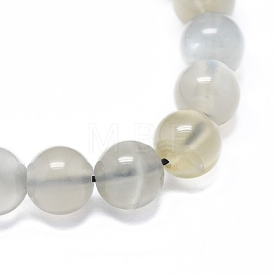 Natural Grey Moonstone Beads Strands G-F632-24-05-1