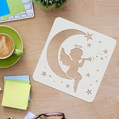 Plastic Reusable Drawing Painting Stencils Templates DIY-WH0172-387-1