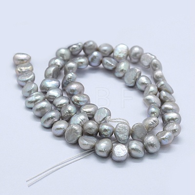 Natural Cultured Freshwater Pearl Beads Strands PEAR-K004-13E-1