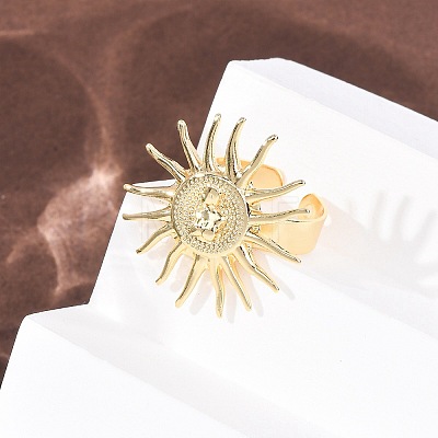 Brass Cuff Open Rings LS-RJEW-Z129-02G-03-1