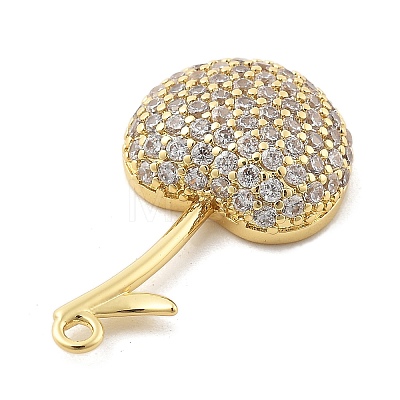 Brass Micro Pave Cubic Zirconia Pendants KK-L228-08G-01-1