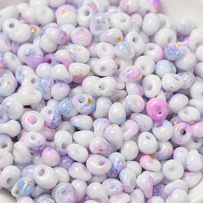 Baking Paint Glass Seed Beads SEED-F006-01A-03-1