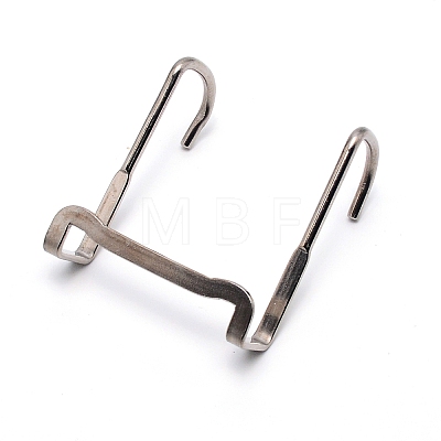 Double S Hook 304 Stainless Steel Wall Hooks STAS-WH0028-01B-P-1