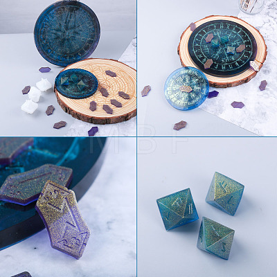 Rune Stones Divination Mat Silicone Molds DIY-TA0008-78-1