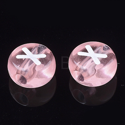 Transparent Acrylic Beads TACR-N002-04J-1