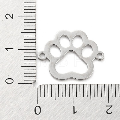 304 Stainless Steel Hollow Connector Charms STAS-P332-02P-1