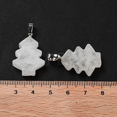 Natural Quartz Crystal Pendants G-A203-01K-P-1