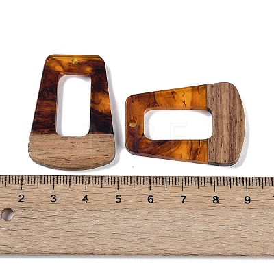 Resin & Wood Pendants WOOD-F015-11D-1