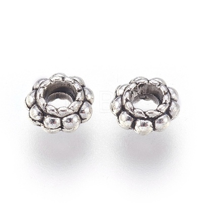 Tibetan Style Alloy Spacer Beads LF1565Y-NF-1