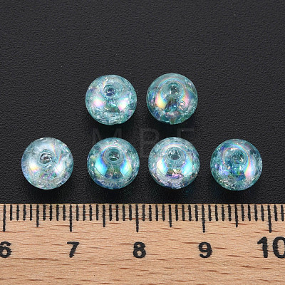 Transparent Crackle Acrylic Beads MACR-S373-66-L03-1