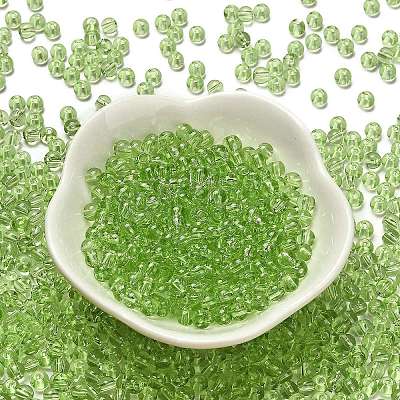 Transparent Colours Glass Seed Beads SEED-C001-02A-09-1