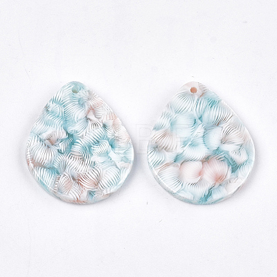 Cellulose Acetate(Resin) Pendants KY-T008-07A-1