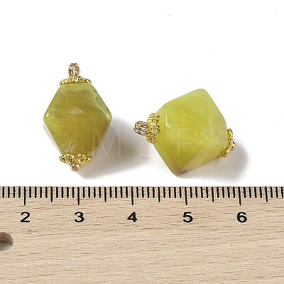 Two Tone Acrylic Pendants MACR-C033-07A-1