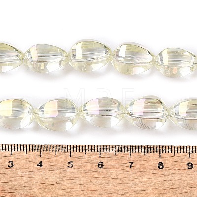 Electroplate Glass Beads Strands EGLA-T028-01D-1