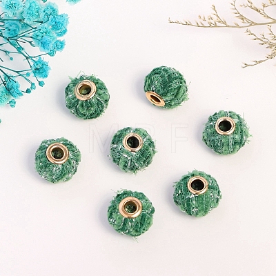 Polyester Cloth European Beads PW-WG79968-12-1