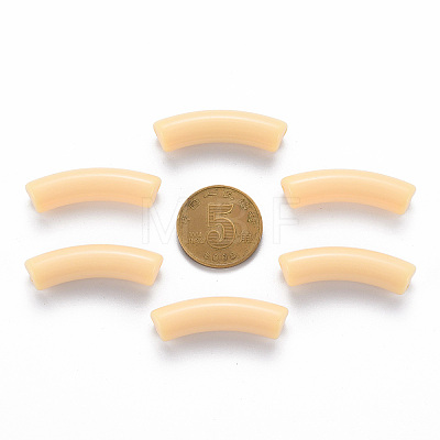 Opaque Acrylic Beads X-MACR-S372-002B-S021-1