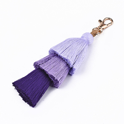 Polycotton(Polyester Cotton) Tassel Big Pendant Decorations FIND-S302-14I-1