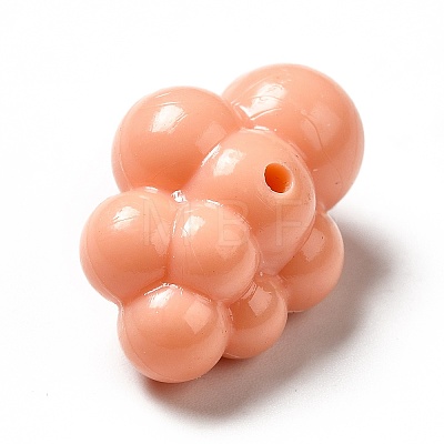 Macaron Color Opaque Acrylic Beads MACR-J122-08A-1