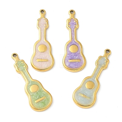 304 Stainless Steel Enamel Pendants STAS-K306-32G-1
