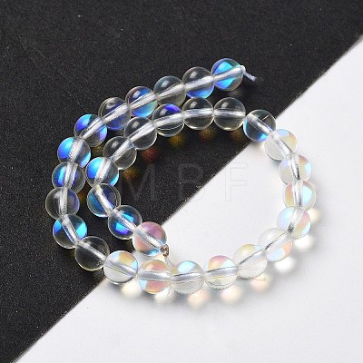 Synthetic Moonstone Beads Strands X-G-P528-J01-13-1